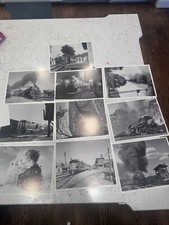 VTG Trains Railroad Photography Series Trains of Yesterday 10 11x14 prints B&W picture
