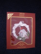 NIB Lenox 2010 Annual Bless This Home Ornament picture