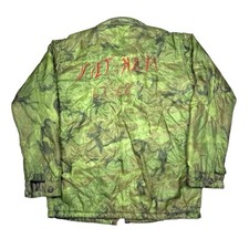Vintage 1960s Vietnam War Quilted Camo Liner Jacket Embroidered “Vietnam 67-68” picture