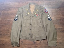 NAMED WWII/ Post War 82nd Airborne Ike Jacket; Presidential Honor Guard Member picture