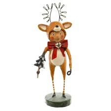 Lori Mitchell Christmas Collection Little Dasher Reindeer Figurine 23984 picture