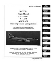 738 Page 1966 A-3 A / B Douglas Skywarrior NAVAIR 01-40ATA-1 Flight Manual on CD picture