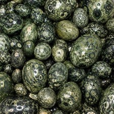 5 lb Kabamba Jasper Egg Carvings Polished Crystal Lot picture