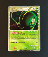 Pokemon TCG Meganium HeartGold & SoulSilver Holo Rare English 2010 #109/123 picture