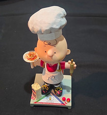 Westland Giftware Peanuts Charlie Brown Chef Figurine Resin Multicolor 1990s picture