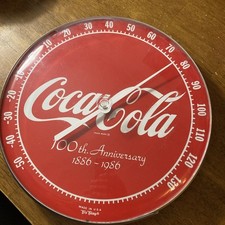 Coca-Cola 100th Anniversary 1986 Wall Thermometer picture