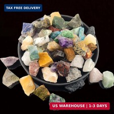 5.4lb Bulk Natural Rocks for Tumbling,Rocks Minerals Collections Raw Crystals Ro picture