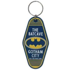 Warner Bros DC Comics Batman Batcave Gotham City Hotel Room Keychain New picture