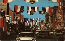 Aberdeen South Dakota SD Main Street Quint Parade 1950s-60s Vintage Postcard picture