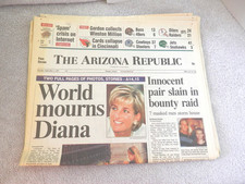 1997 Princess Diana Killed/World Mourns Lot of 5 The Arizona Republic Newspapers picture