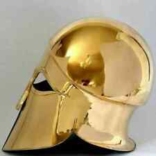 Medieval Greek Helmet Corinthian Helmet Knight Brass plating Helmet TR10 picture