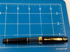 Judd's NEW Stipula 22 Black Fountain Pen w/Fine Titanium Nib picture