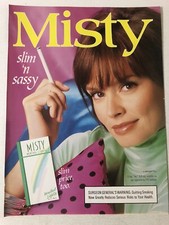 1996 Misty Cigarettes Vintage Print Ad pa23 picture