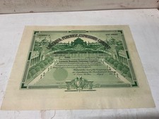 Green  1903 Louisiana Purchase Exposition Co/ Unissued Stock Certificate picture