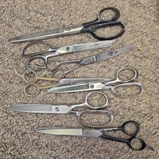 Vintage Tailor Scissors Lot Kleencut 10