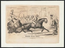 Photo:Philadelphia PA 1868 Grant Seymour Presidential Race Cartoon Print picture