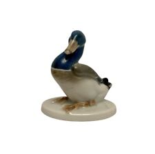 Antique Rosenthal Porcelain Mallard Duck Figurine #128 Himmelstoss Signed picture