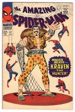 Amazing Spider-Man 47 1967 Marvel Comics F 6.0 5th App Kraven Gwen Stacy picture