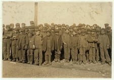 Coal Breaker Boys 1885 Vintage Pennsylvania Mining Photo Reprint picture