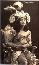 BLANQUITA SUAREZ :SPANISH ACTRESS & SINGER : RISQUE PERFORMER : RARE : RPPC 1917 picture