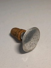Vintage Laundry Ironing Stopper Sprinkler Bottle topper Aluminum Cork Top picture