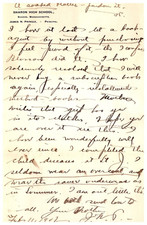 1908 Handwritten Letterhead Sharon High School Massachusetts James N Pringle picture