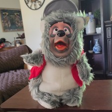 Disney Vintage 1970s Big Al Rubberface Bear Jamboree Stuffed Animal. picture