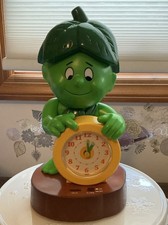 1986 Jolly Green Giant Little Sprout Promotional Talking Alarm Clock Pillsbury picture