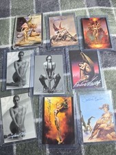 Boris Vallejo Julie Bell Complete A1-A6 Autograph Set + Huge Card Collection picture