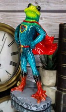 Ebros Superhero Frog Superman Statue 8