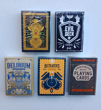 5 Sealed Decks of Artisan Specialty Playing Cards - TWI Giovanni Meroni+Theory11 picture