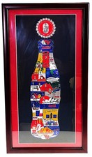Coca Cola 15th Anniversary Olympic Winter Games Collectors Series Pin Set Framed picture