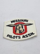 Vintage Missouri Pilots Ass’n Association Embroidered Aviation Patch Airplane... picture