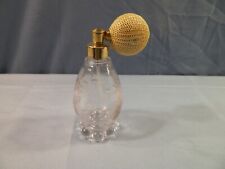 Vintage Imperial Candlewick Clear Glass Etched Atomizer Perfume Bottle INV7 picture