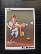1991 All Star Toon Ups Baseball Series 1 Sal Minnilla Promotional Promo Free Shp picture