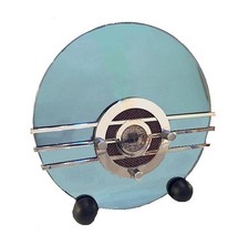 French Art Deco Radio. Sparton BlueBird Replica. Tested, works.  15