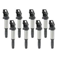 8 Pack UF522 Ignition Coil Pack for 2002-2010 BMW 4.4, 4.8 V8 X5 650i UF44 UF515 picture