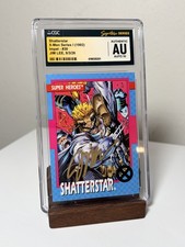 1992 Impel Marvel X-Men Shatterstar #30 Jim Lee Signed CGC JSA Auto 10 picture