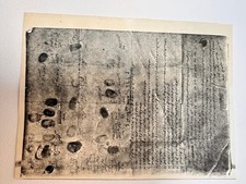 Rare 1940 Palestine Hebron Tribal Document - Ayyubid Families Treaty - Original picture