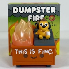 100% Soft -  Dumpster Fire - This is Fine Dog Vinyl Figure picture