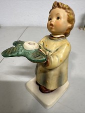 MI Hummel Figurine “A Gentle Glow” #439 Candleholder 5.25” picture