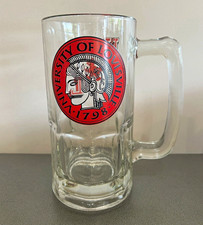 Rare Vintage University of Louisville Cardinals Basketball Tall Glass Mug  picture