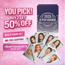 2025 TELECA K-POP Rookie • Hearts2Hearts Base Cards H2H-001 to H2H-040 Photocard picture