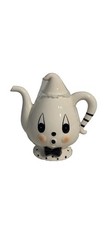 🖤🤍New Johanna Parker Nostalgia Halloween Ceramic Gus Teapot HTF picture