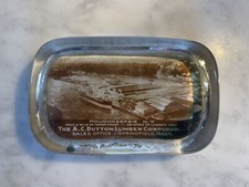 A.C. Dutton Lumber From Poughkeepsie NY Railroad Bridge Hudson River Paperweight picture