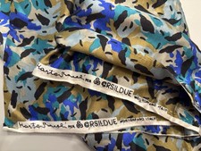 Vtg Luxury Silk Remnant by Orsildue Made in Italy 55”W  2 1/2 Yards picture