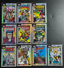 2025 Kakawow Aura Marvel Marvel 80S Legends Silver REFRACTORS  Complete Set 1-10 picture