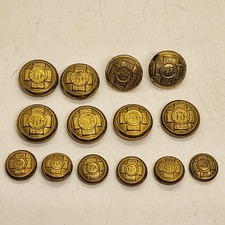 Antique Asst Of 14 SPANISH AMERICAN WAR Uniform Buttons 1898-1902 2 Diff. Sizes picture