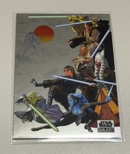 2021 Topps Chrome Star Wars Galaxy #88 Jedi a la Kurosawa pack fresh picture