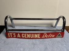 VINTAGE ORIGINAL 1950'S DELTA HEADLIGHT / HORN CHROME DISPLAY STAND picture